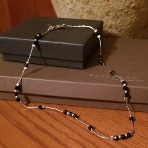 Silpada Sterling Silver & Black Onyx Necklace